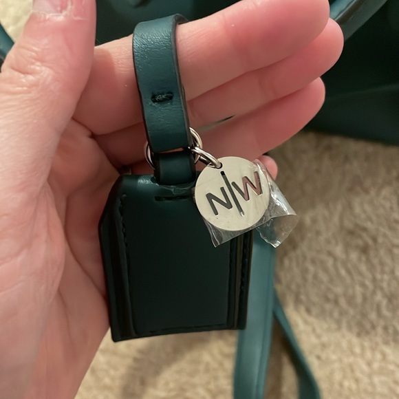 Nine West green satchel - Picture 4 of 6